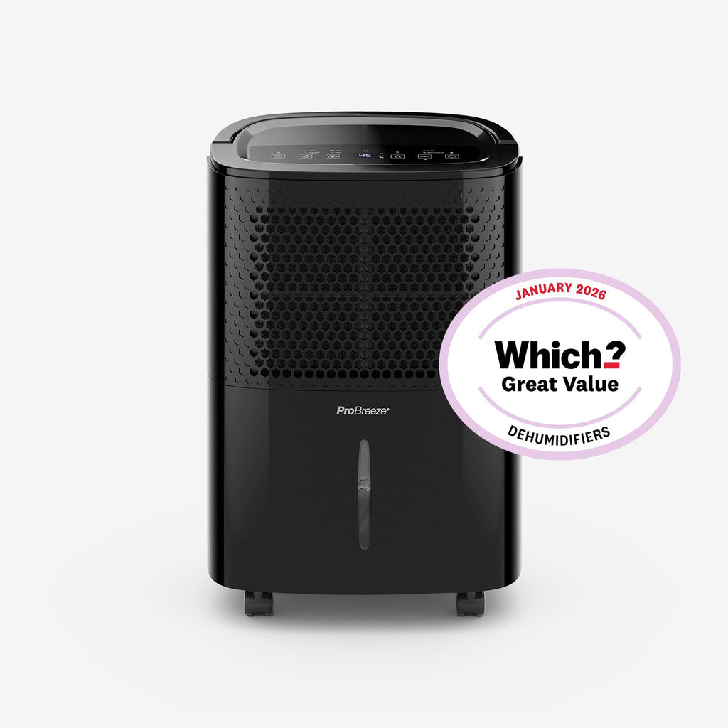 12L Dehumidifier with Built-in Humidistat - Black