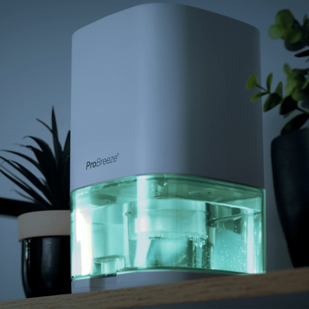 1000ml Dehumidifier with 4-hour Timer and LED Light