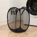 Black Mesh Pop-Up Washing Basket