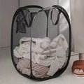 Black Pop-Up Laundry Storage Basket
