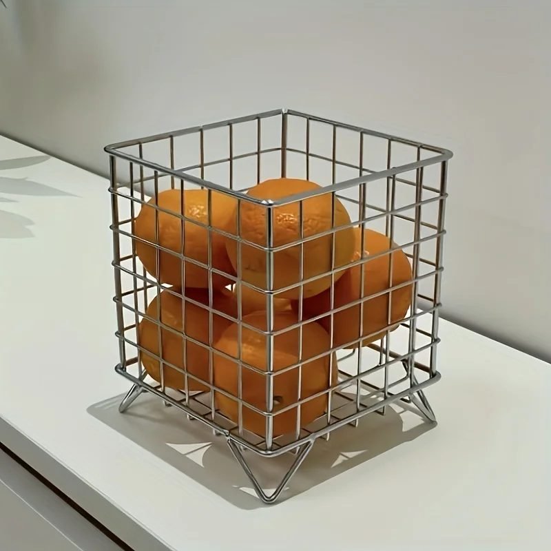 Chrome Wire Worktop Storage Basket