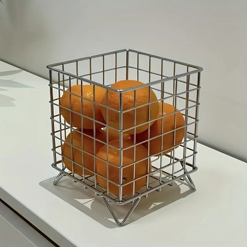 Chrome Wire Worktop Storage Basket