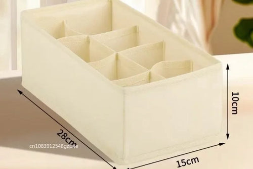 Cream Drawer Organiser Boxes, Set of Four