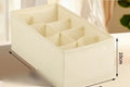 Cream Eight Section Drawer Storage Organiser