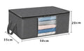 Grey Blanket and Clothes Storage Box